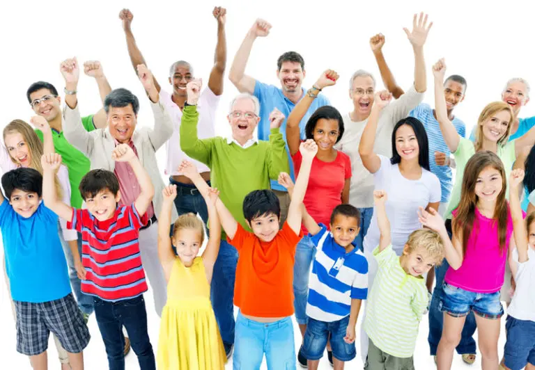 Happy dental patients
