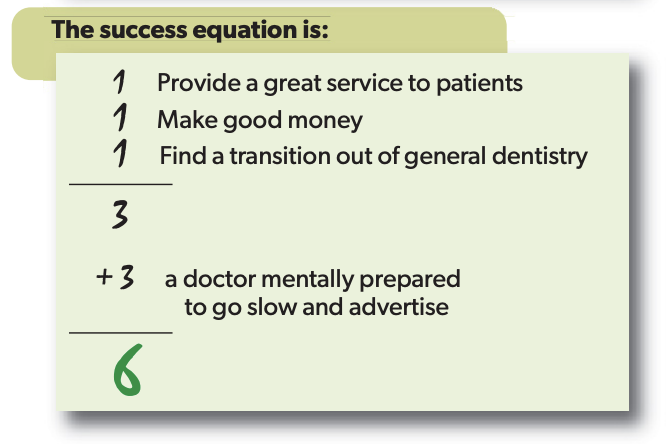 success equation for dsm